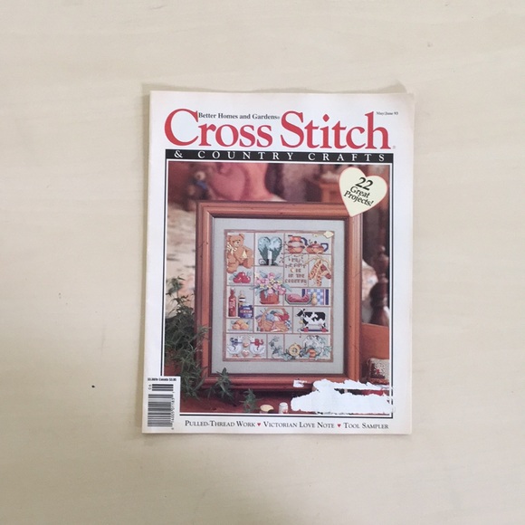 1991-93 Lot of 7 Cross Stitch & Country Crafts Magazines Vintage (Better Homes) - Picture 10 of 11